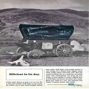 1967 NCR Paper Multiple Copies Without Carbons Vintage Magazine Print Ad/Poster